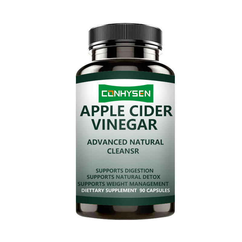 2025 OEM Custom Fat Burner Flat Tummy Slim Apple Cider Vinegar Capsules with ACV Supports Weight Loss for Women