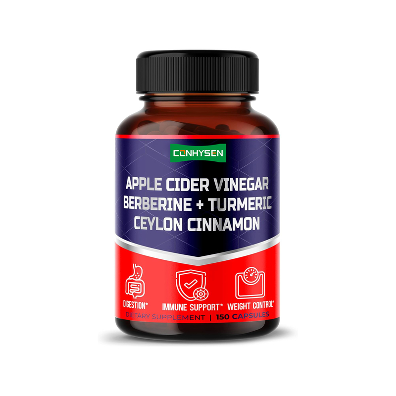 Advanced Apple Cider Vinegar Berberine Complex with Turmeric Ceylon Cinnamon Supports Weight Management