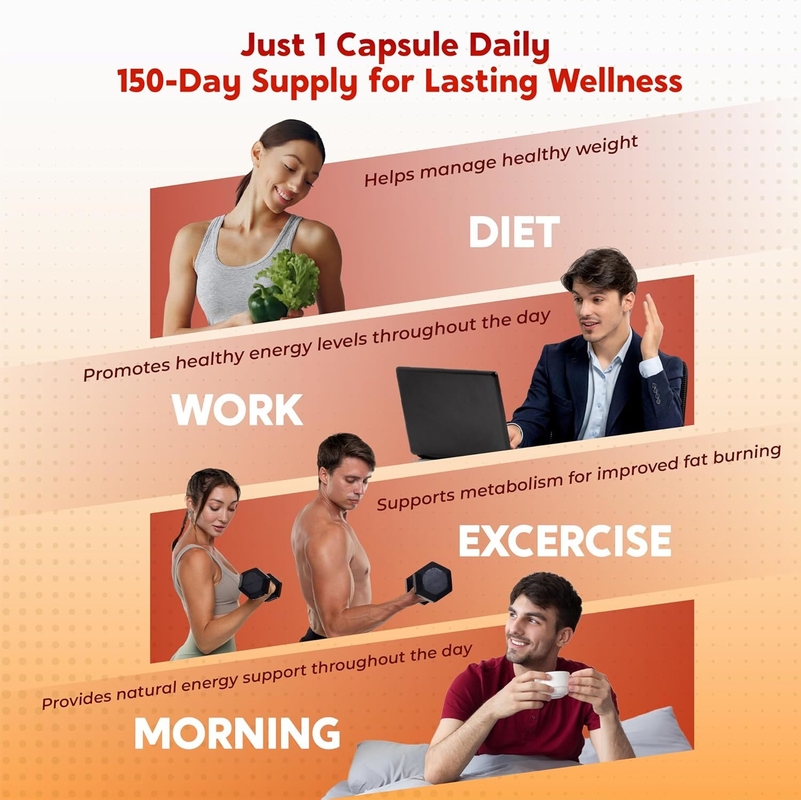 Premium Apple Cider Vinegar Detox Capsules with Digestive Enzymes Supports Metabolism Weight Management Gut Health