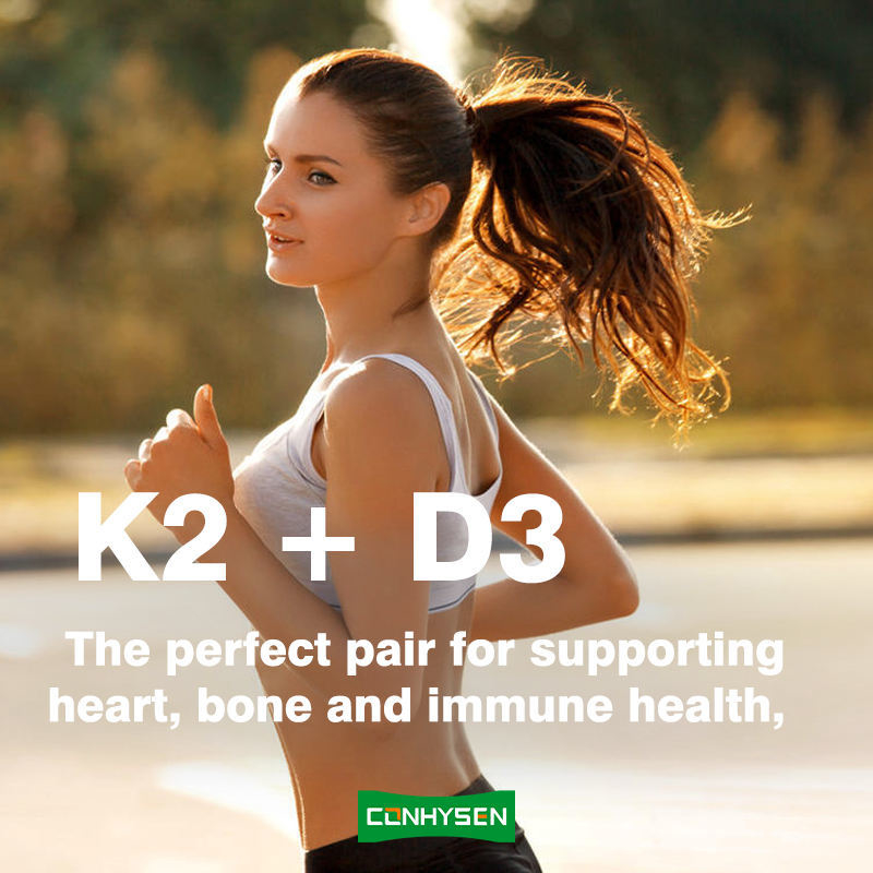 Customization Vitamin K2 D3 Capsules 2-In-1 Support Capsule Boosts Heart Bone And Immune Health