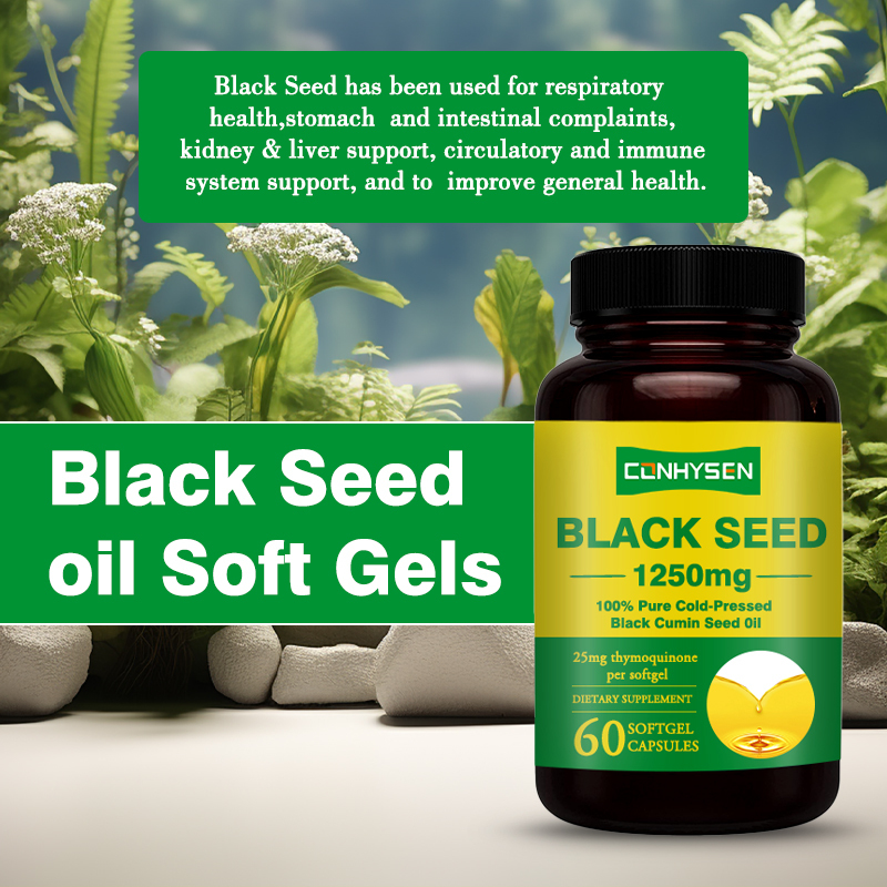 Premium Custom Black Seed Oil Softgels OEM for Immune Support Joint Health