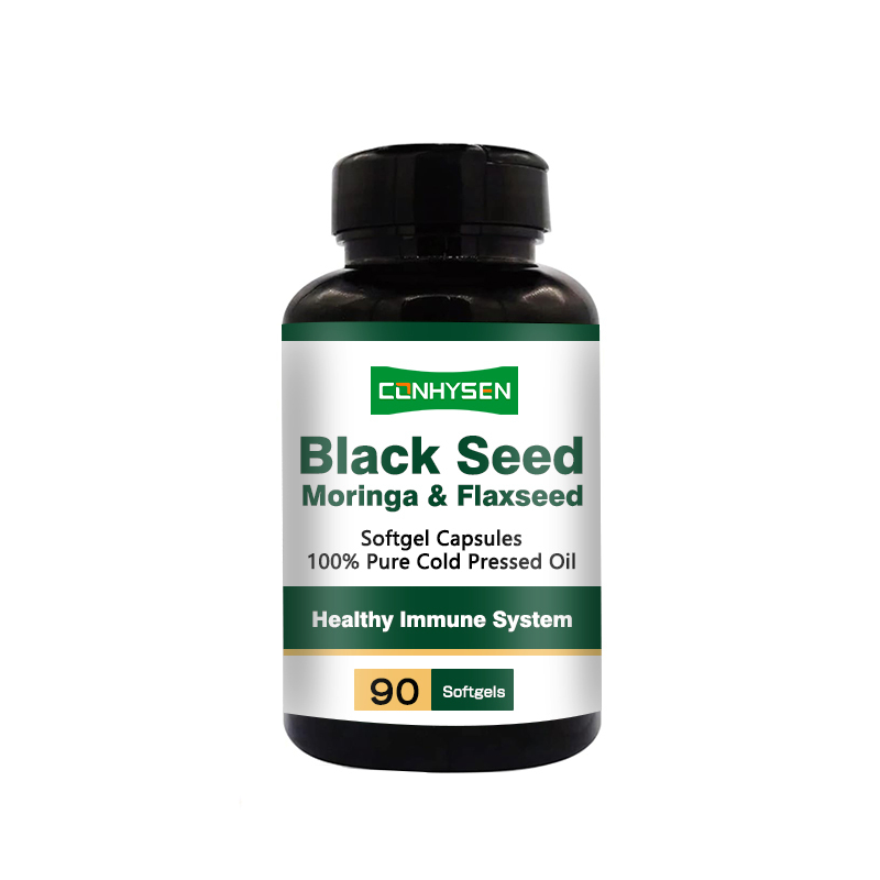 Black Seed Oil Softgels 1000mg for Hair Skin Health 24 Months Shelf Life