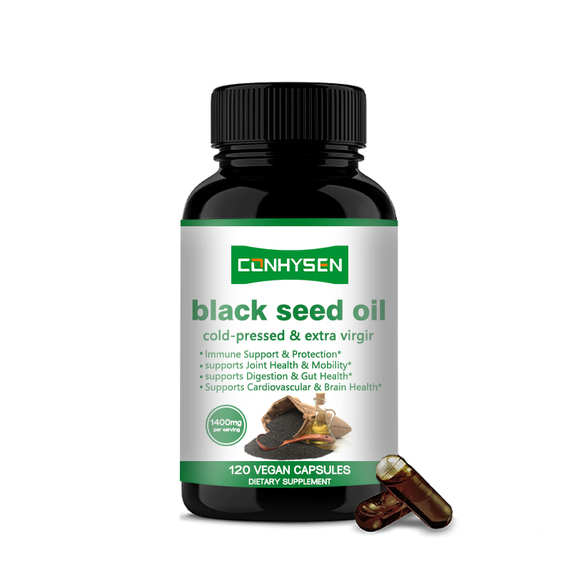 Organic Black Seed Oil Capsules 1000mg for Joint Health 24 Months Shelf Life