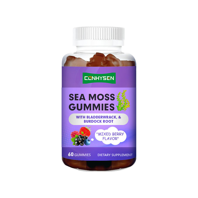 Organic Irish Sea Moss Gummies Factory Direct for Immune Support Custom