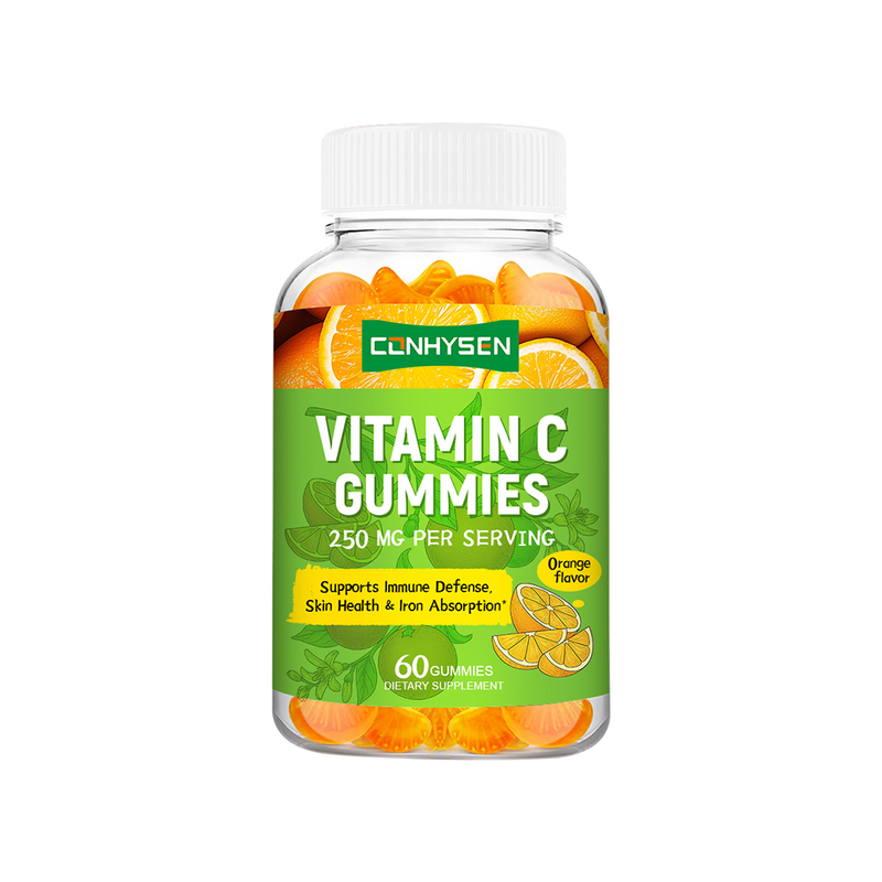 Vitamin C Gummies Natural Orange Flavor Factory Wholesales Heart Energy Support