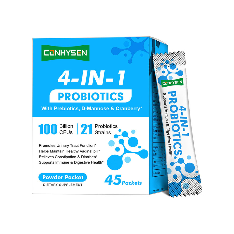 Factory 4-In-1 Probiotics Powder D-Mannose Custom Branded Maintain PH Balance