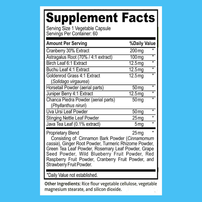 Wholesale Custom Kidney Cleanse Detox Support Bladder Health Urinary Tract Function Fluid Balance