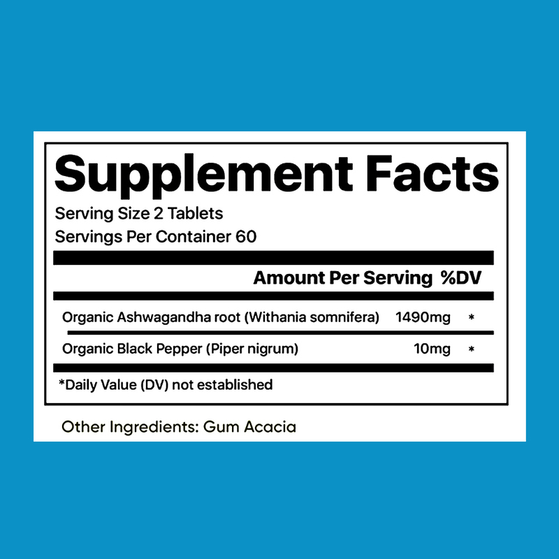 Enhanced Absorption Formula with Organic Ashwagandha and Black Pepper Wholesale Price