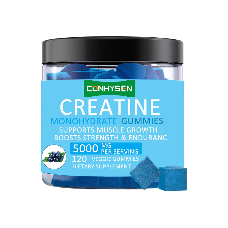 Custom Sport Pre Workout Muscle Growth Creatine Monohydrate Gummies Increases Muscle Mass Creatine Gummy Supplement