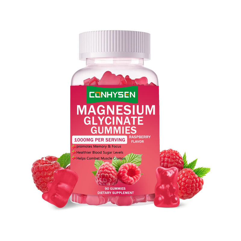 Hot Sell Private Label Vegan Vitamin D Dietary Supplement Lmprove Sleep Quality Magnesium Glycinate Gummies