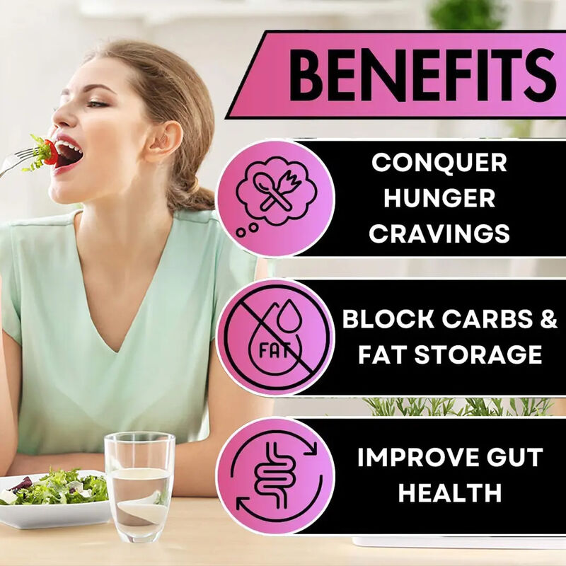 OEM Healthy Dietary Fiber Fat Burner Appetite Suppressant Capsule Pills Slimming Women Appetite Suppressant for Weight Loss