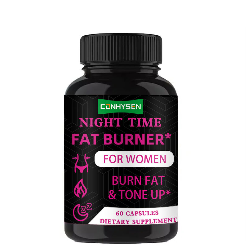 OEM Night Time Fat Burner Capsules Weight Loss Capsules Health Detox Cleanse Weight Loss Suppress Appetite Boost Metabolism