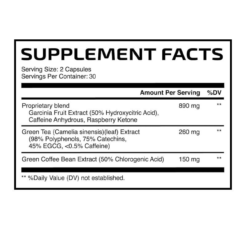 Custom Logo Boost Metabolism Slimming Fat Burning Female Capsules Healthcare Fat Burner Capsule for Women