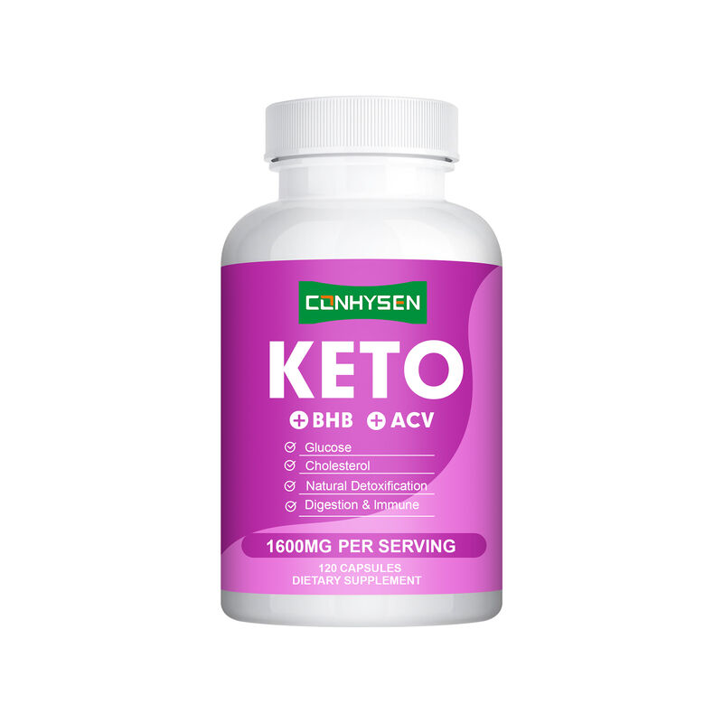 OEM ODM Keto Capsules Rich BHB ACV Vitamins Zinc Chromium Supports Efficient Metabolic Activity Weight Loss Pills