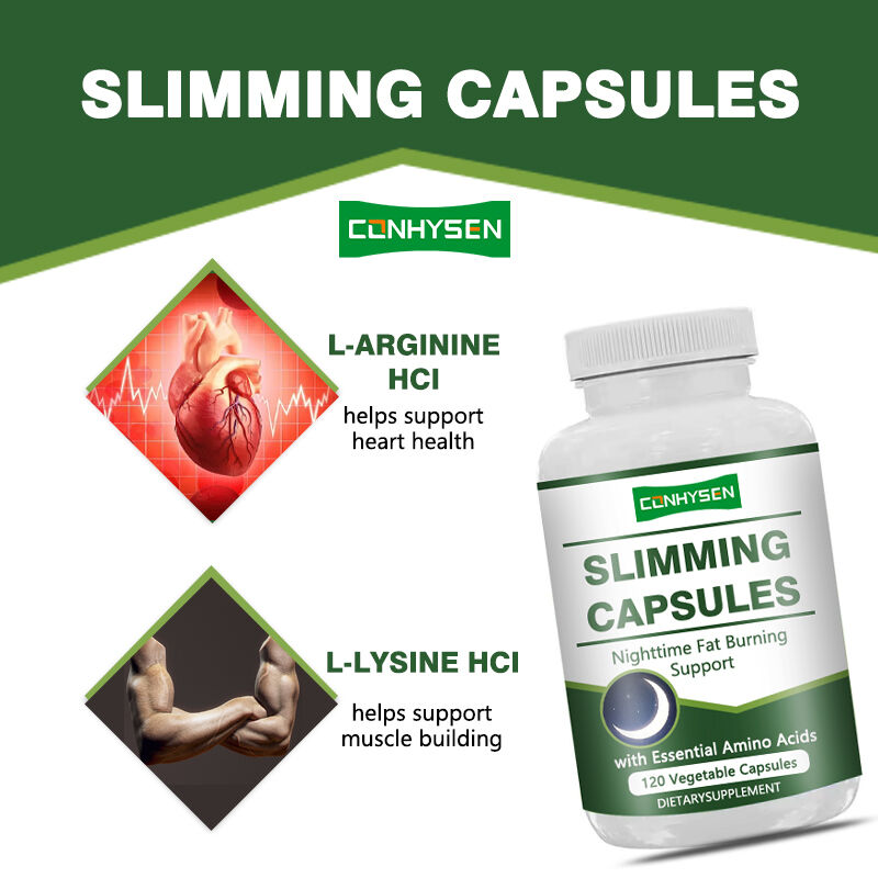 Private Label Slimming Capsules for Help Cleanse and Detoxifythe Body with L-Arginine HCL Slimming Capsules Herbal Dietary Fiber