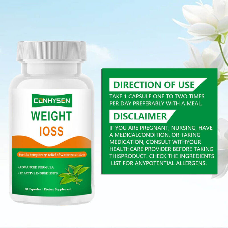 OEM Weight Loss Capsules Supports Metabolism Promotes Fluid Balance With Apple Cider Vinegar Herbal Supplements Capsules