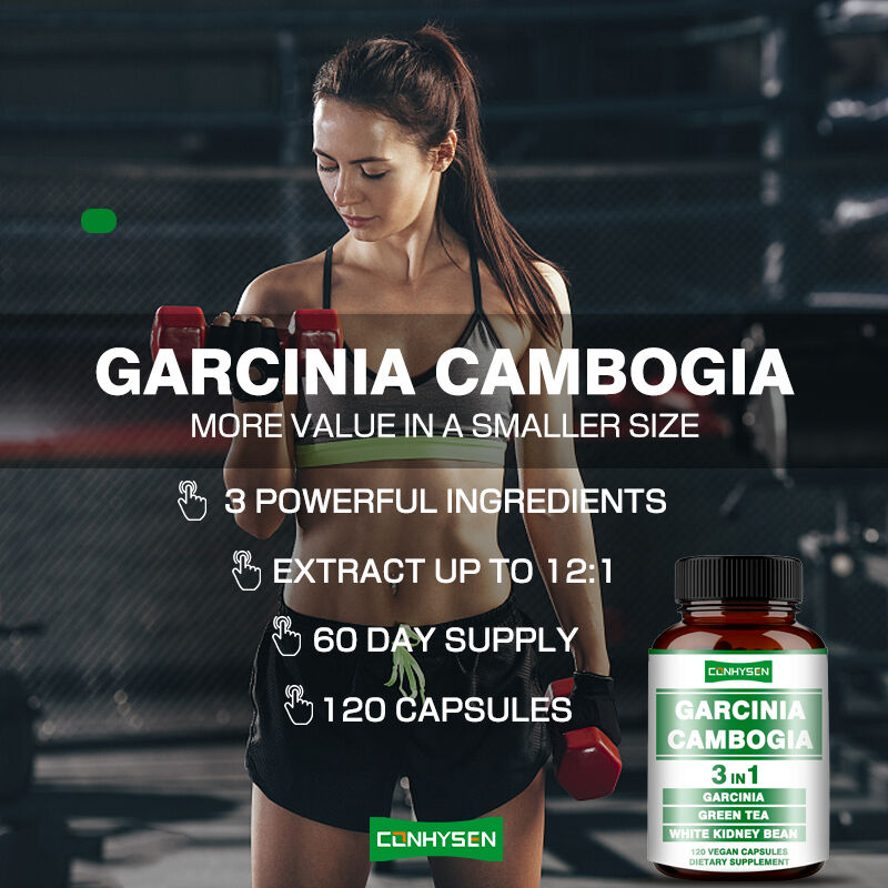 OEM Garcinia Cambogia Capsules for Energy Production Support Body Balance Dietary Fiber Capsule Weight Loss