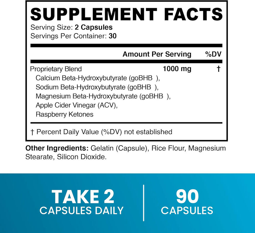 OEM Dietary Fiber Supplements Natural Vegan Apple Cider Vinegar Capsules Pure Detox Apple Supports Weight Management