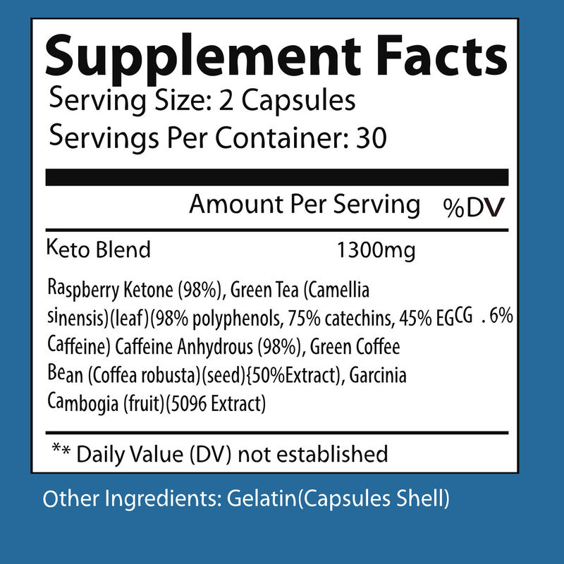 Private Label Stock Detox Capsules Herbal Slimming Products That Boost Metabolism and Support Digestion Health for Adults