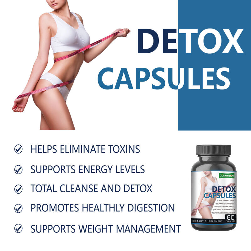 Private Label Stock Detox Capsules Herbal Slimming Products That Boost Metabolism and Support Digestion Health for Adults