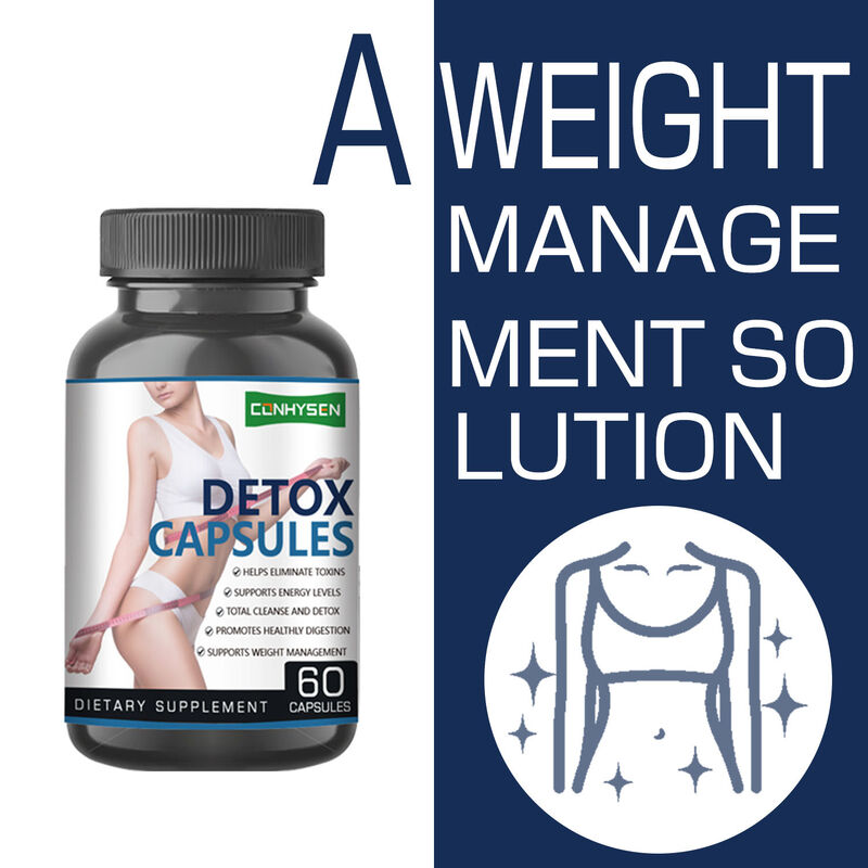 Private Label Stock Detox Capsules Herbal Slimming Products That Boost Metabolism and Support Digestion Health for Adults