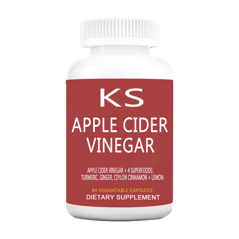 Hot Selling Apple Cider Vinegar Capsules Support Weight Management Boost Metabolism Slimming Apple Cider Dietary Fiber