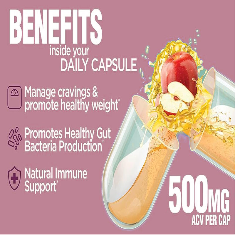 Factory Direct Sales OEM Body Management Promotes Digestion and Weight Management Apple Cider Vinegar Capsules