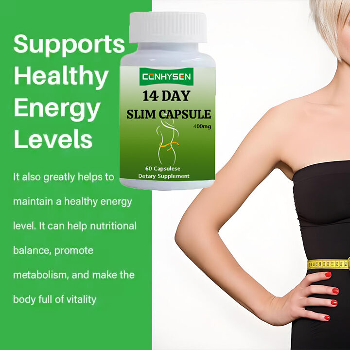 OEM ODM 14-Day Slimming Capsule Fast Acting Appetite Suppressant and Fat Burner Pills for Adults Dietary Fiber