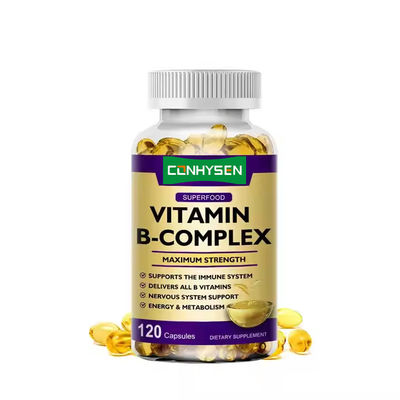 Private Label Vitamin B Complex Softgels Support Nervous System Multi Vitamin Gummies