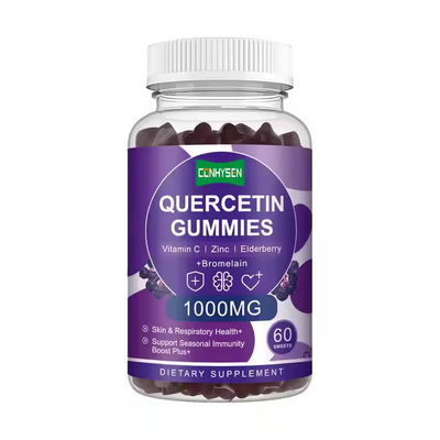 Private Label Quercetin Supplement Gummies With Vitamin C Immune Support