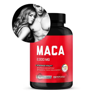 Herbal Maca Root Male Enhancement Capsules Muscle Growth Maximize Drive In Men