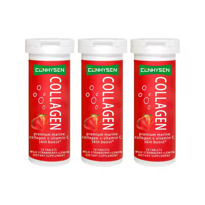 Beauty Supplement Collagen Effervescent Tablets With Vitamin C For Skin Whitening