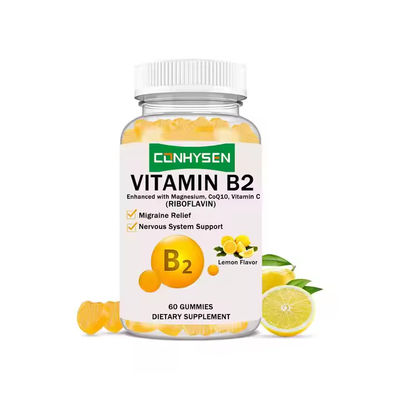 Healthy Vitamin B2 Gummies 60 Gummies CoQ10 Nervous System Support OEM ODM