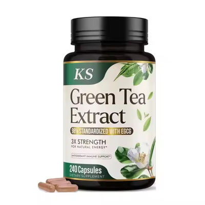Weight Control Slimming Capsules Green Tea Extract Antioxidant Immune Supplement Supplier