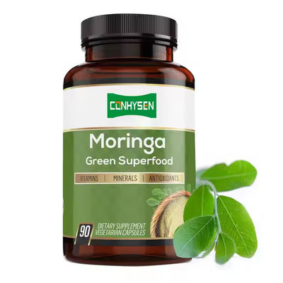 Custom Flavor Pure Organic Moringa Capsules for Immune System & Energy Booster