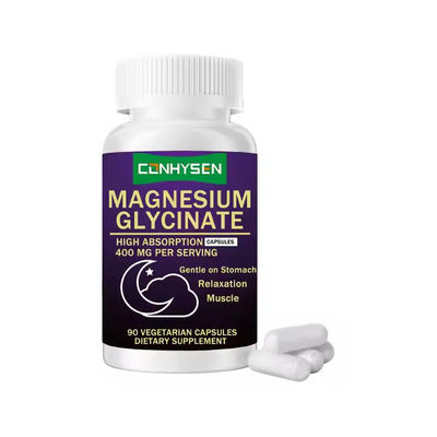 Magnesium Glycinate Capsules For Relaxation Muscle Holistic Health Stomach Friendly