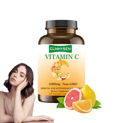 Organic Vitamin C Capsules Supplements Antioxidant Support Immune System OEM