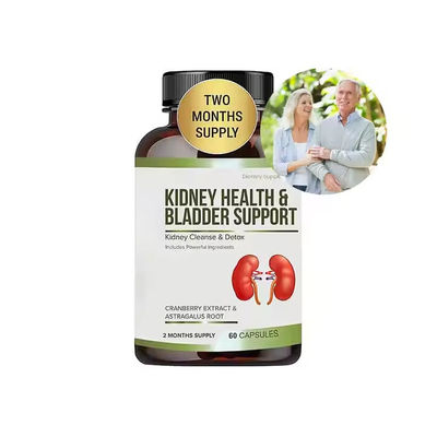 Kidney Health & Bladder Support Supplement Capsules With Astragalus Root 60 Capsules