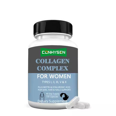 Collagen Complex Capsules For Women Biotin Vitamin C Supplement Factory Supplier