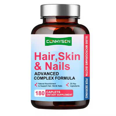Hair Skin Nails Capsules Rich Multi Vitamins Supplement Biotin Capsules OEM Logo