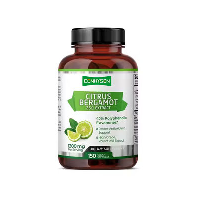 Citrus Bergamot Capsules 1200mg Per Serving Supplement Support Overall Heart Health