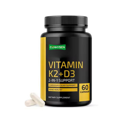 Support Cardiovascular Calcium Supplement Capsules Vitamin K2 D3 Capsules OEM ODM
