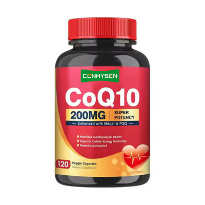 CoQ10 Capsules Super Potency Shilajit Dietary Supplement Improves Cognitive Function