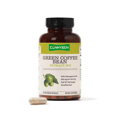 Green Coffee Bean Extract Capsules Boost Metabolism Overall Health Private Logo