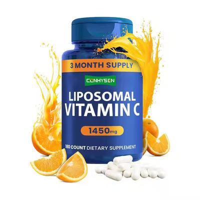 Organic Liposomal Vitamin C Capsules Dietary Supplement Reduce Muscle Soreness
