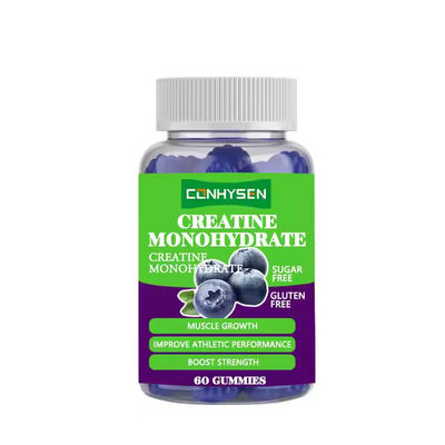 OEM Creatine Monohydrate Gummies Improve Focus Strength Workout Supplement