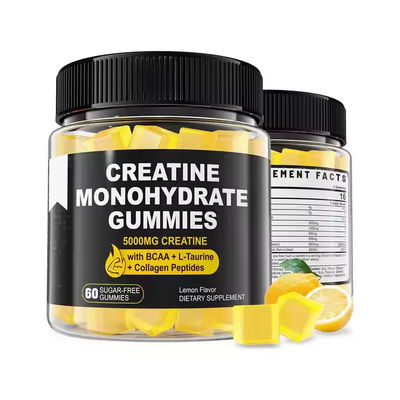Private Label Creatine Monohydrate Gummies Muscle Strength Pre Workout Gummies