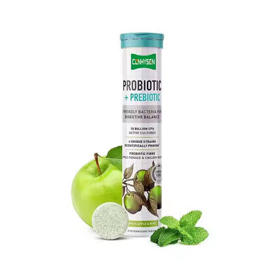 Probiotic Prebiotic Tablets Improves Metabolism , Probiotics Fiber Tablets Custom Package