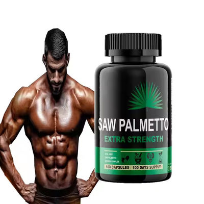 Customized Flavor Saw Palmetto Capsules Mens Extra Strength Health Supplement Prostate
