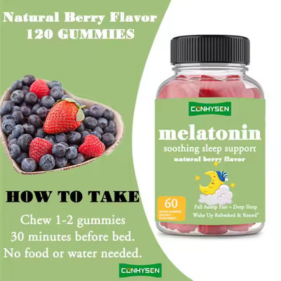 OEM Logo Melatonin Gummies For Soothing Sleep Support Relieve Stress